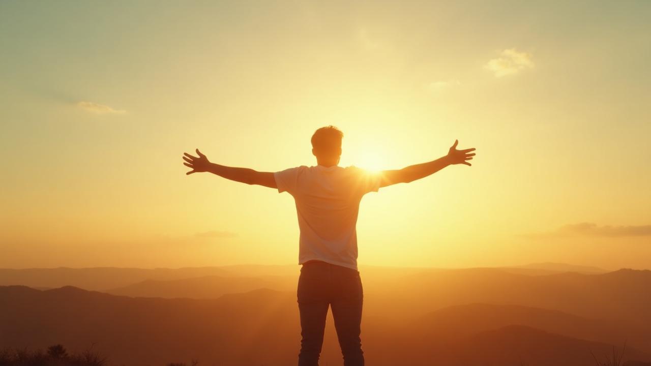 Paisaje abierto y sereno evocando libertad y control — superar fobias